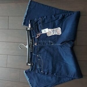 Straight Leg Button Fly Dark Wash